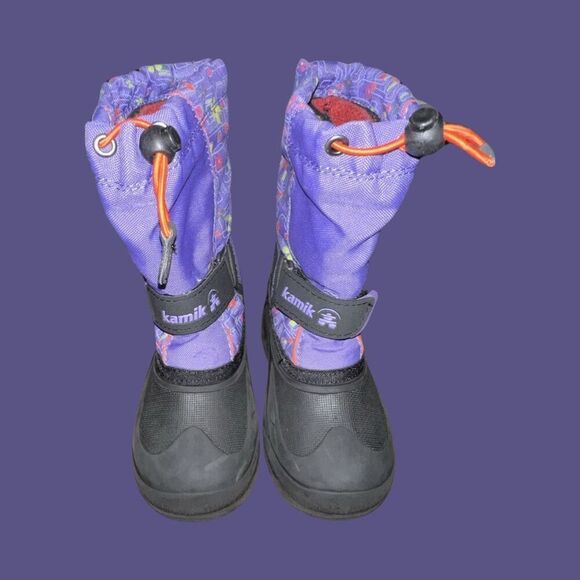 Kamik Toddler Girl's Snowbank 2 Boot Lavender Size 10 - Picture 2 of 6